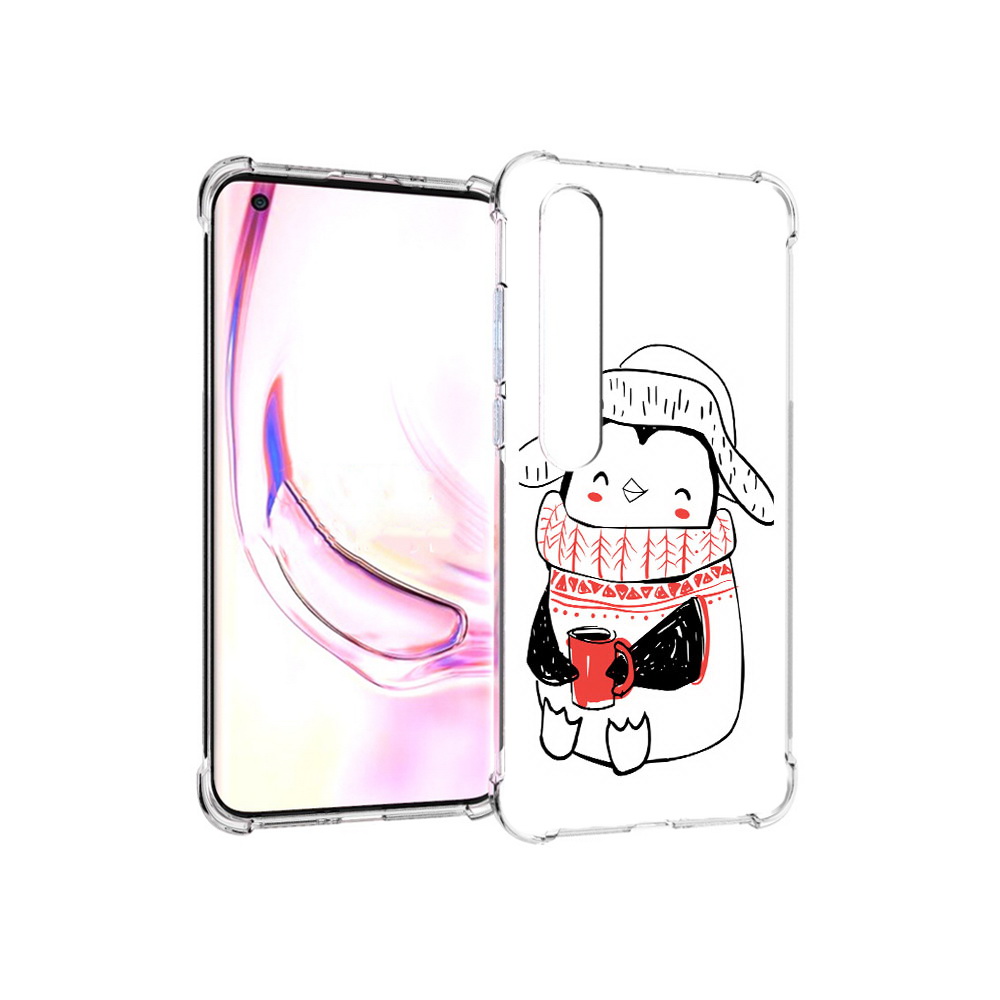 

Чехол MyPads Tocco для Xiaomi Mi 10 Pro Милый пингвин (PT144585.295.115), Прозрачный, Tocco