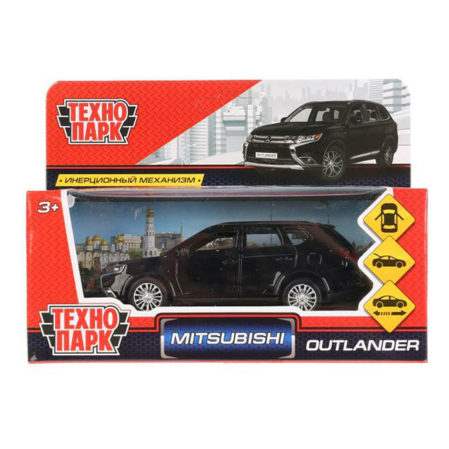 

Машинка инерционная Технопарк Mitsubishi Outlander, Черный