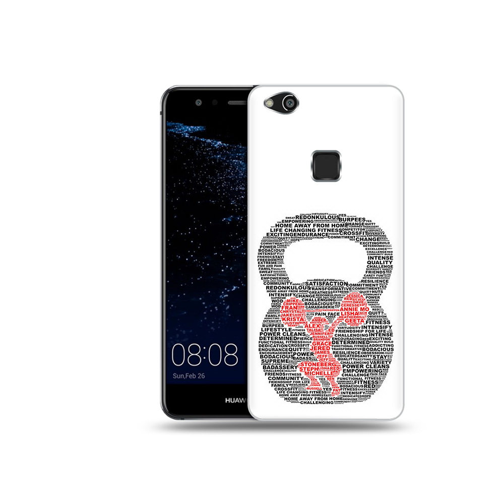 Чехол MyPads Tocco для Huawei P10 Lite бодибилдинг гиря из слов (PT62135.59.232)