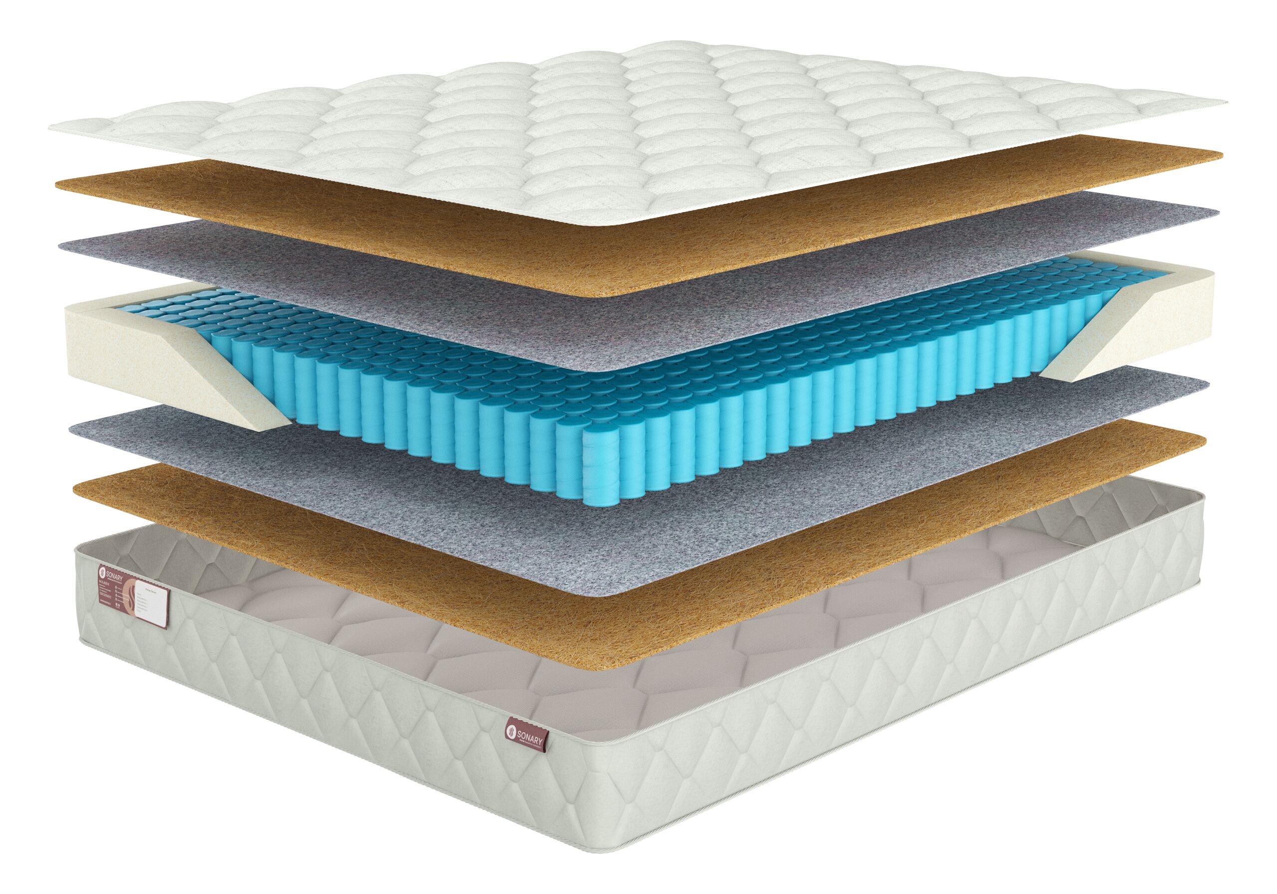 

Матрас Sonary Town Genk 150х175, Белый, Genk