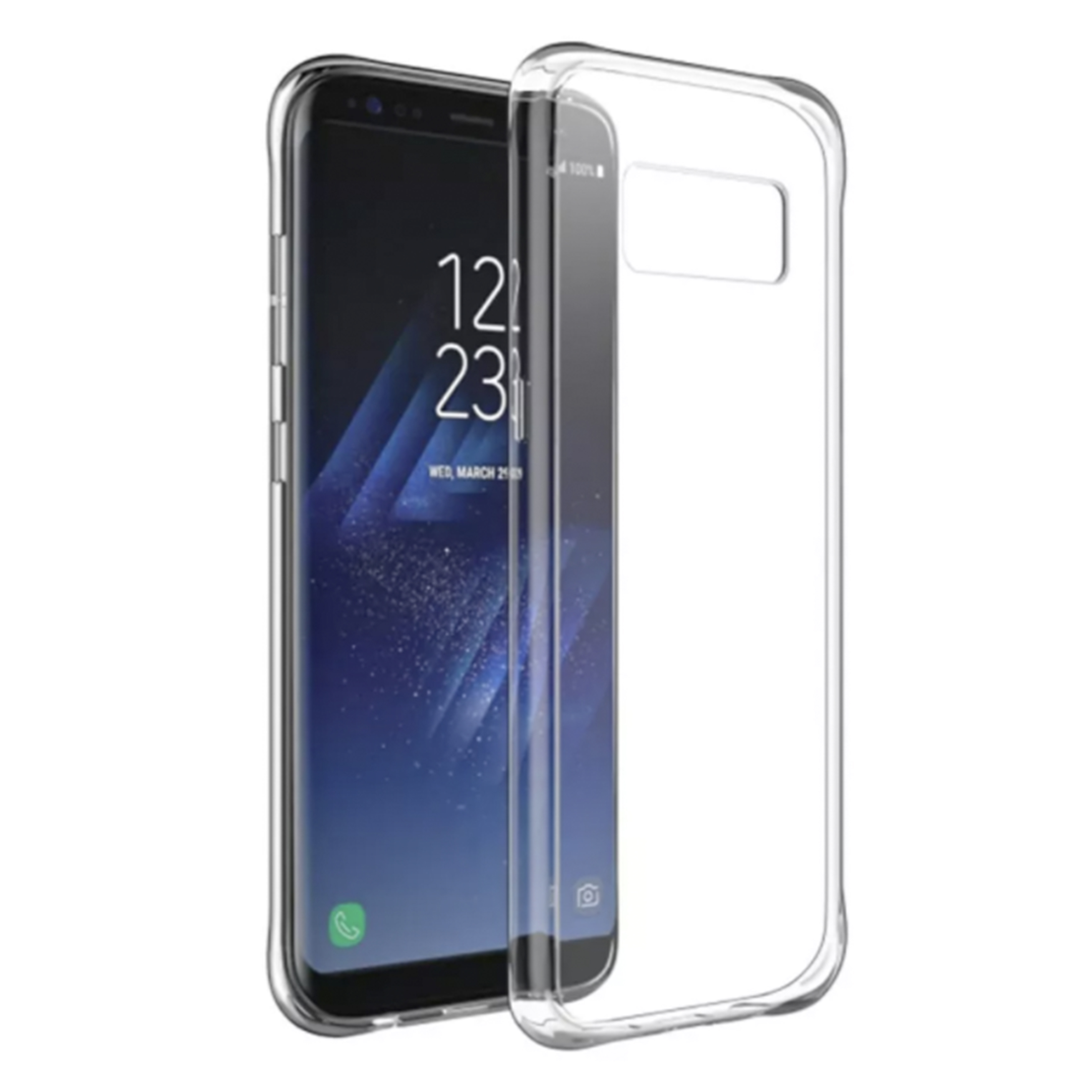 Чехол силиконовый для Samsung G955, Galaxy S8 Plus, X-case, прозрачный