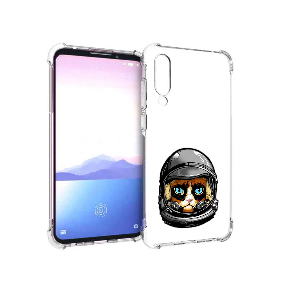

Чехол MyPads Tocco для Meizu 16XS кот космонавт (PT136345.89.400), Прозрачный, Tocco