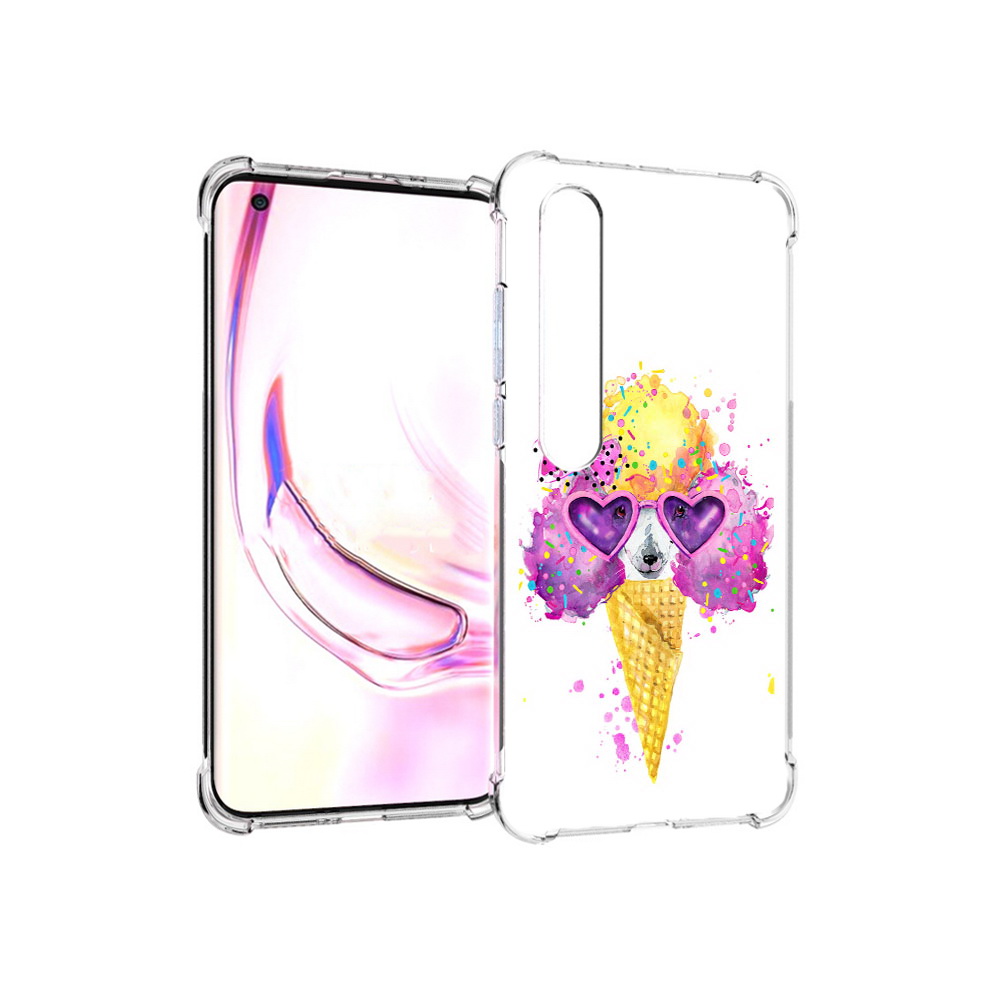 

Чехол MyPads Tocco для Xiaomi Mi 10 Pro Рожок (PT144585.295.146), Прозрачный, Tocco