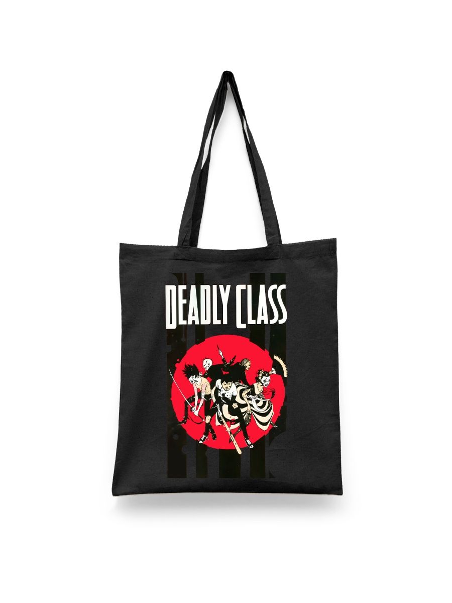 

Шоппер унисекс Каждому Своё Академия смерти/Deadly Class SRAS11, черный, Академия смерти/Deadly Class SRAS11