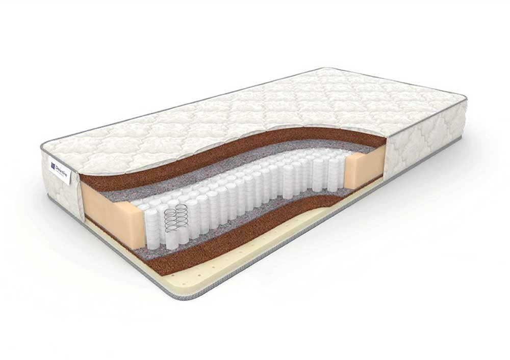 

Матрас Dreamline SleepDream Great Comfort Cocos Soft 1000 80х205, Белый, Great Comfort Cocos Soft 1000