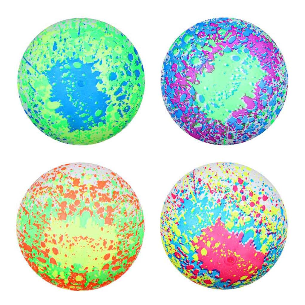 Надувной мяч Яркие брызги 22 см в ассортименте (дизайн и цвет по наличию)