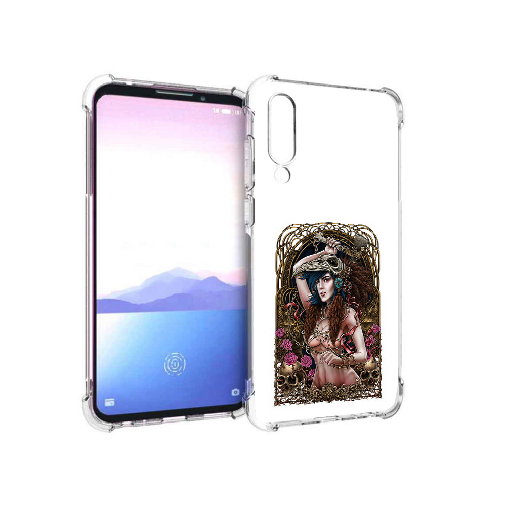 

Чехол MyPads Tocco для Meizu 16XS красивая девушка рисунок (PT136345.89.407), Прозрачный, Tocco