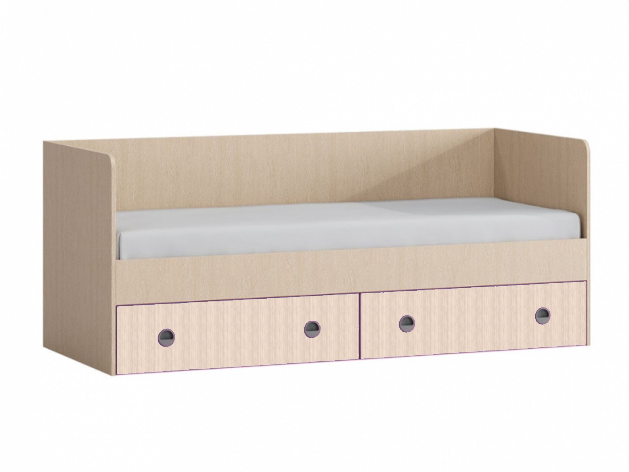 

Кровать Аленка ЛДСП 80х160 (Дуб белёный, Дуб белёный)