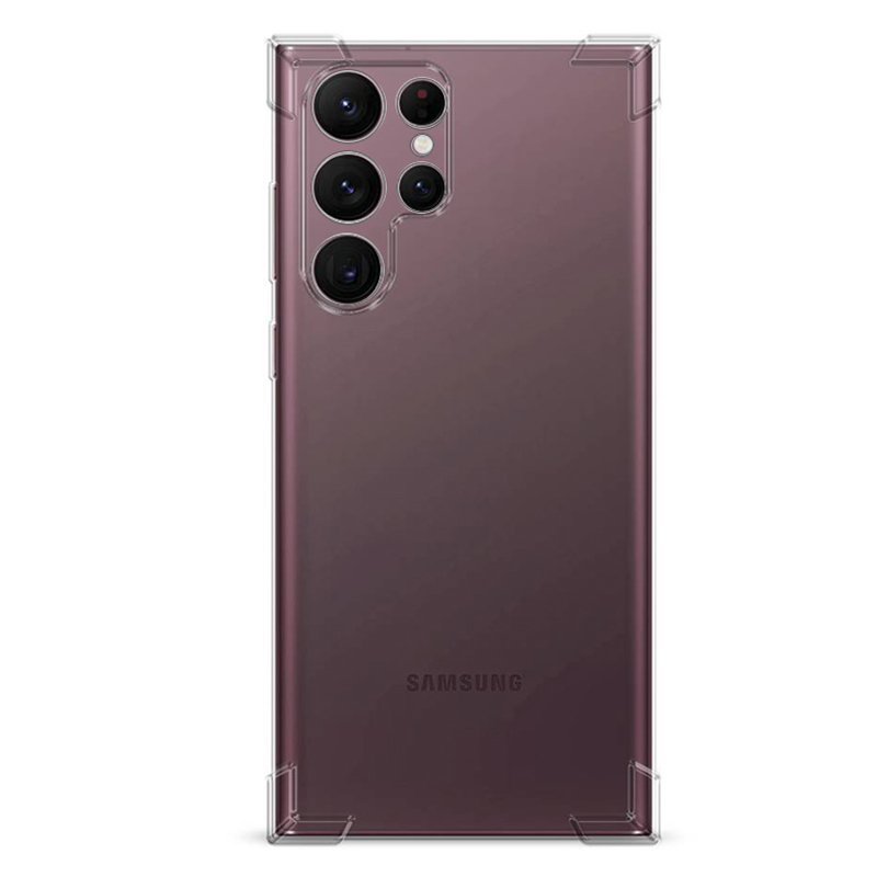 

Чехол силиконовый для Samsung Galaxy S24 Ultra, усиленные края, X-case, прозрачный