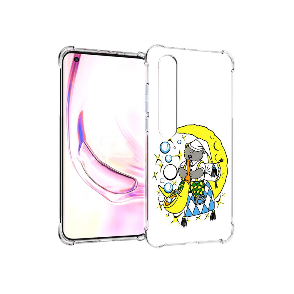 

Чехол MyPads Tocco для Xiaomi Mi 10 Pro Сырная луна (PT144585.295.167), Прозрачный, Tocco