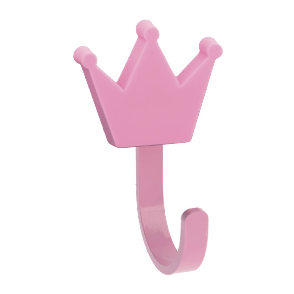 

Крючок мебельный WM-CROWN корона, розовый