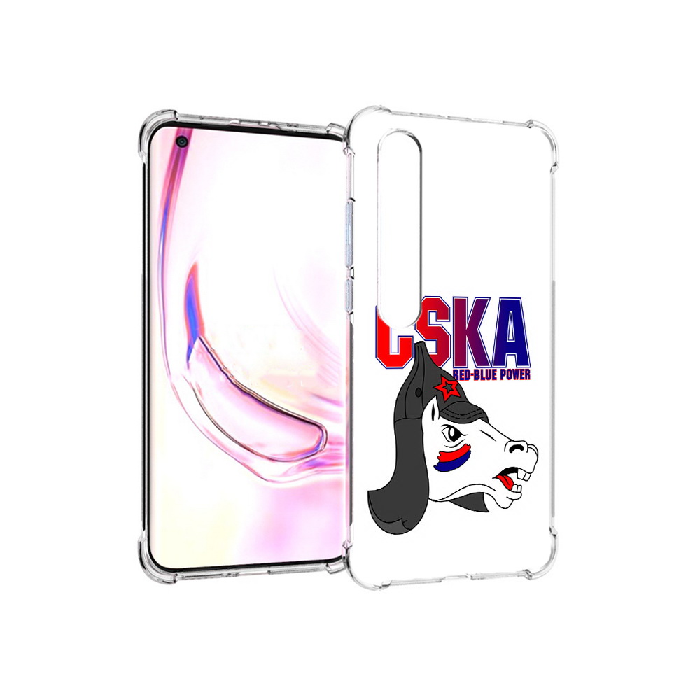 

Чехол MyPads Tocco для Xiaomi Mi 10 Pro ФК ЦСК лошадка россия (PT144585.295.179), Прозрачный, Tocco