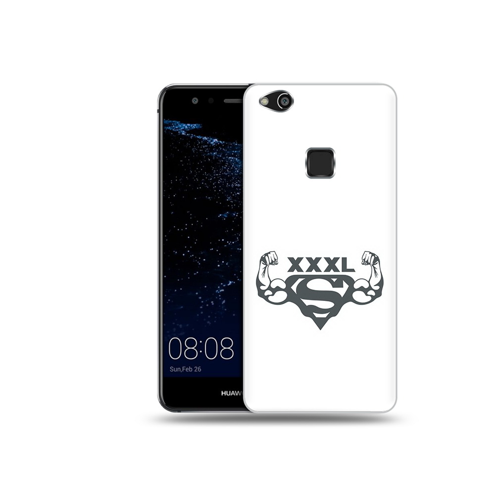 

Чехол MyPads Tocco для Huawei P10 Lite бодибилдинг супермен (PT62135.59.237), Прозрачный, Tocco