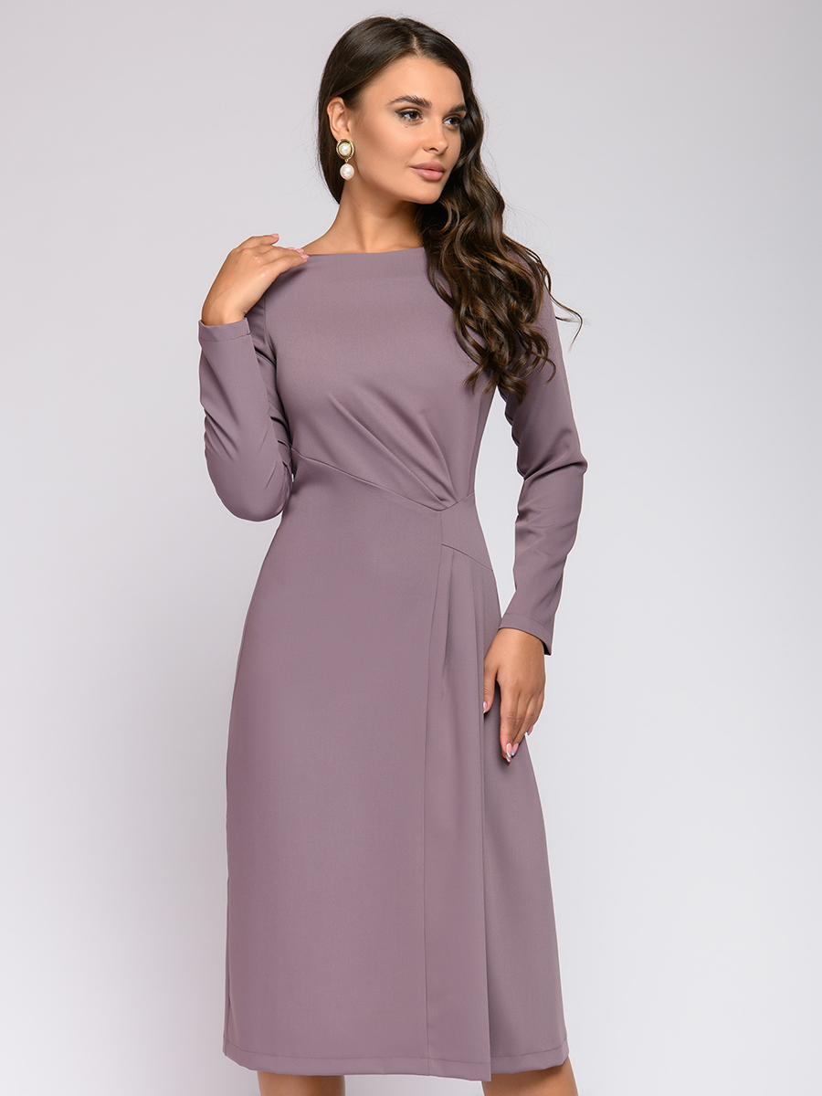 

Платье женское 1001dress 0112001-01467BK серое 40, 0112001-01467