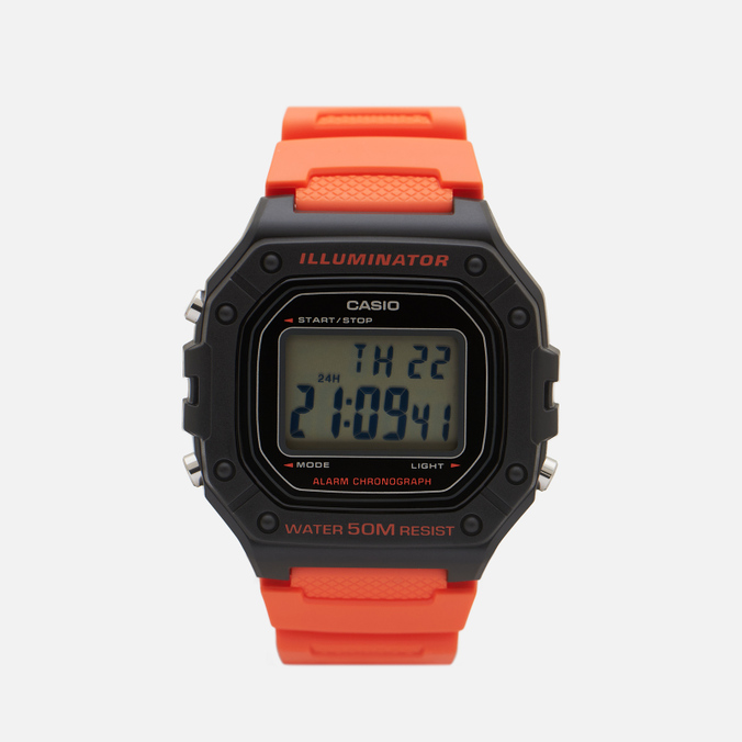 

Наручные часы CASIO Collection W-218H-4B2 оранжевый, Размер, Collection W-218H-4B2