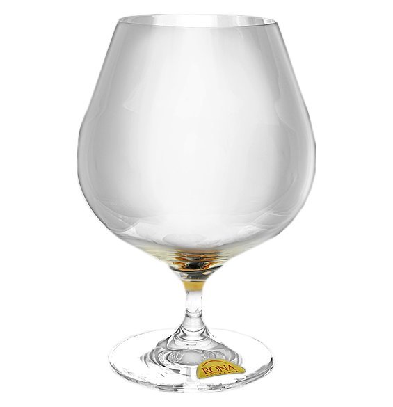 

Бокалы для бренди 660 мл 6 шт Rona "Celebration Золотая капелька на дне" 096489