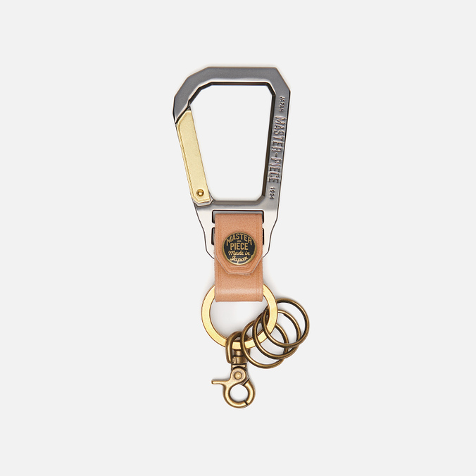 

Ключница Master-piece Carabiner бежевый, Размер, Carabiner