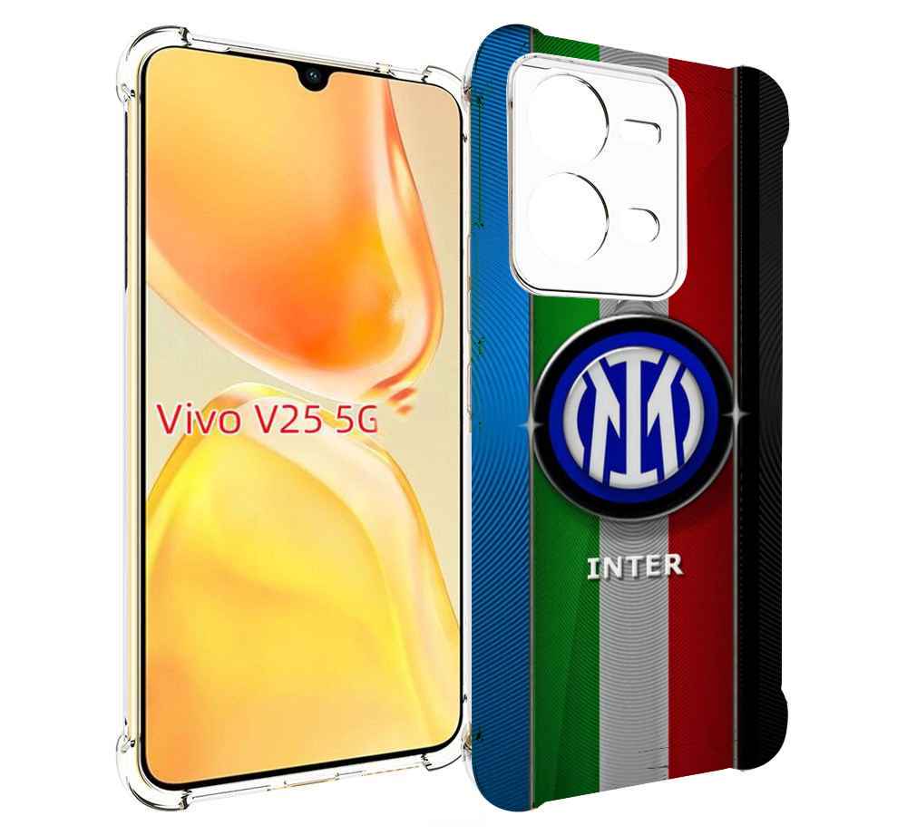 

Чехол MyPads фк интер милан для Vivo V25 5G / V25e, Прозрачный, Tocco