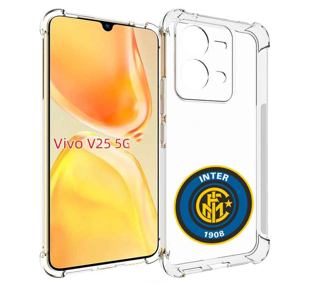

Чехол MyPads фк интер мужской для Vivo V25 5G / V25e, Прозрачный, Tocco