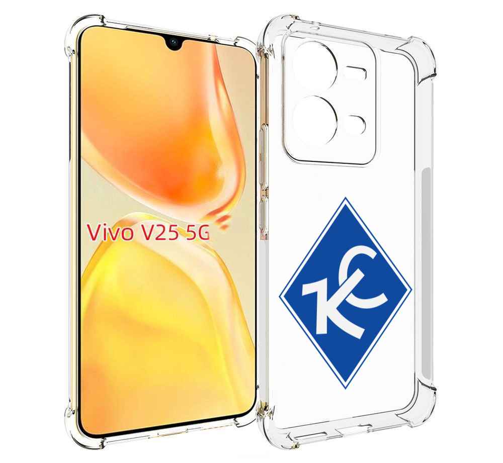 

Чехол MyPads фк крылья советов мужской для Vivo V25 5G / V25e, Прозрачный, Tocco