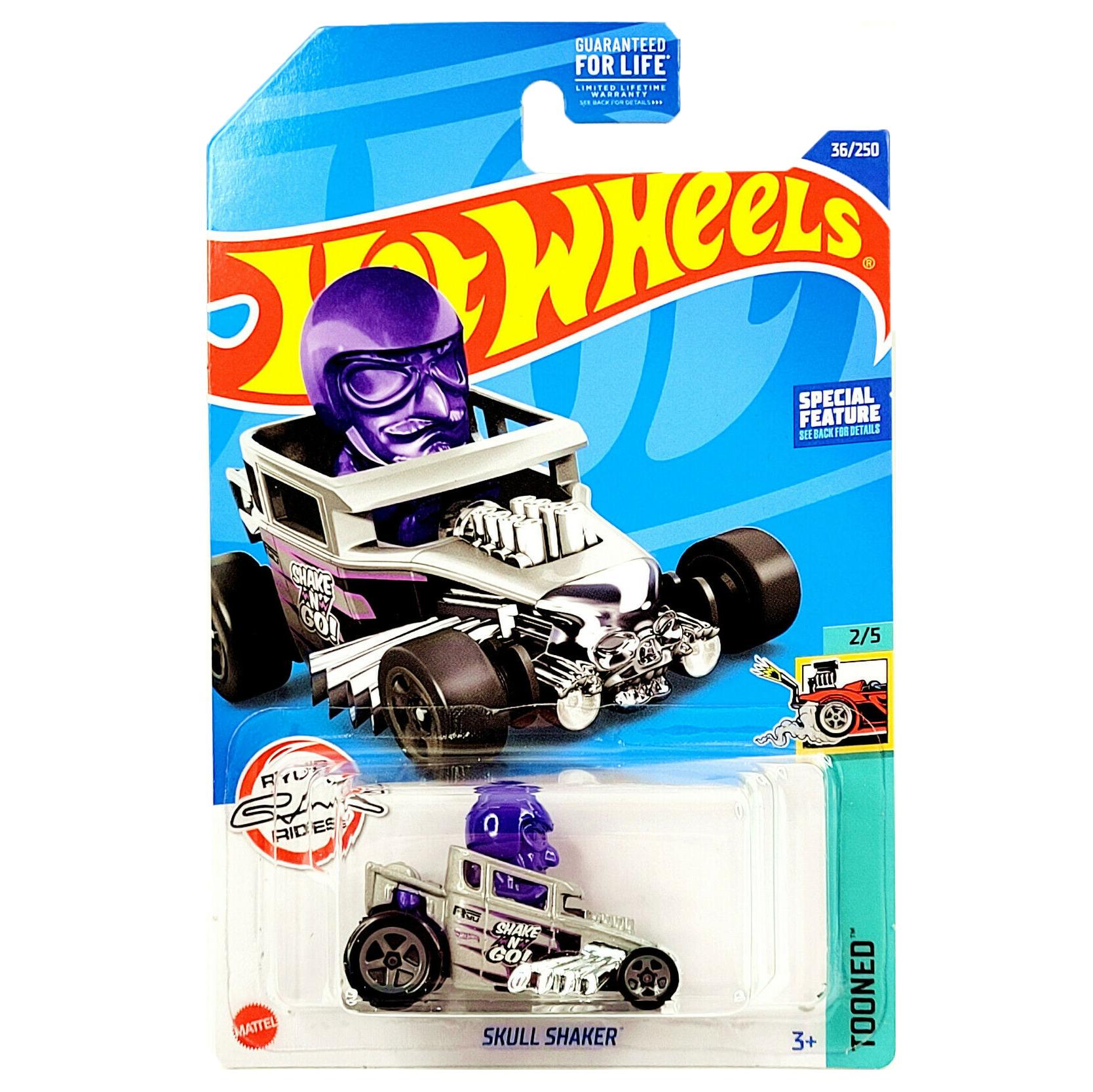 фото Машинка hot wheels skull shaker серебристый c4982/hcv45