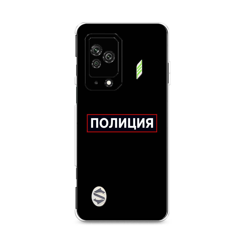 

Чехол Awog на Xiaomi Black Shark 5 "Police logo", Разноцветный, 314050-5