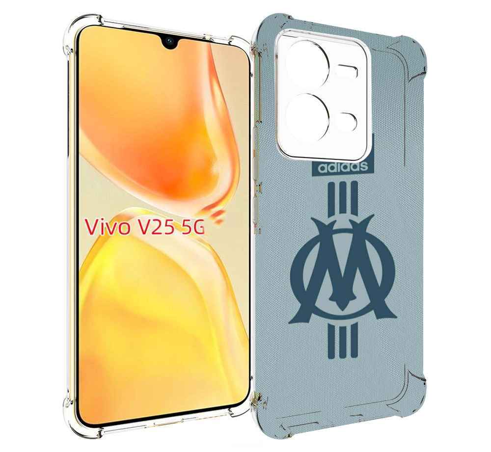 

Чехол MyPads фк марсель для Vivo V25 5G / V25e, Прозрачный, Tocco