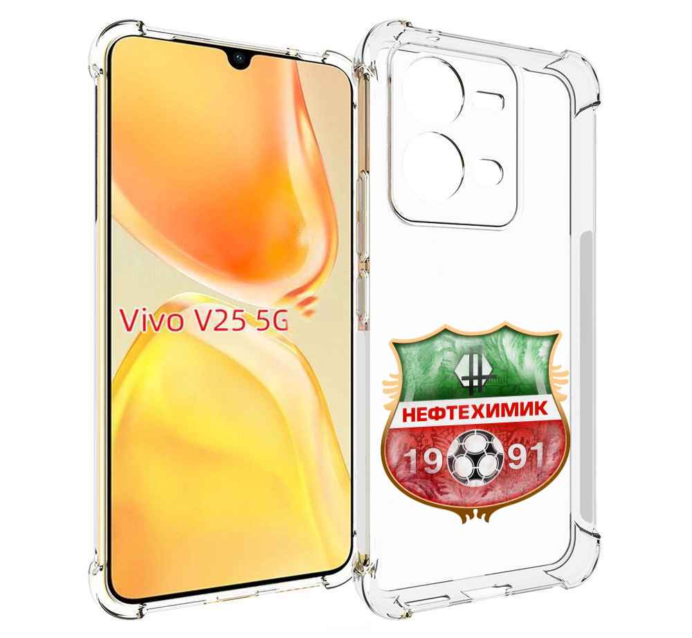 

Чехол MyPads фк нефтехимик нижнекамск для Vivo V25 5G / V25e, Прозрачный, Tocco