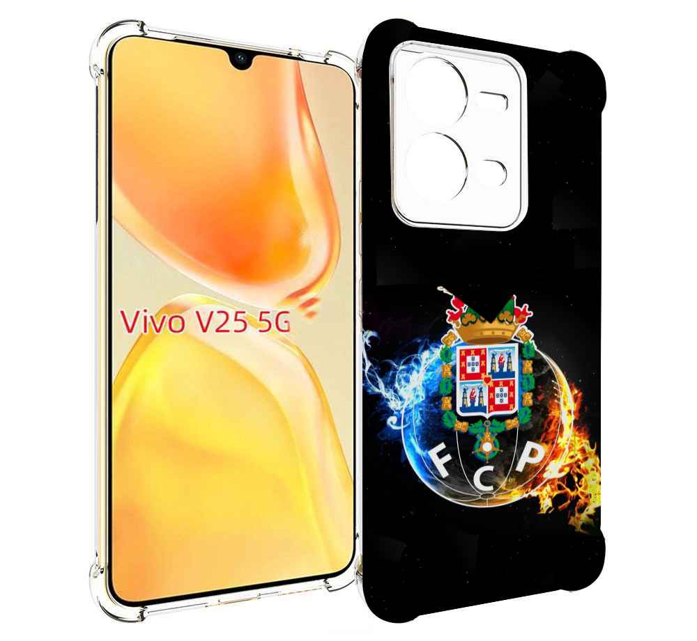

Чехол MyPads фк порту для Vivo V25 5G / V25e, Прозрачный, Tocco