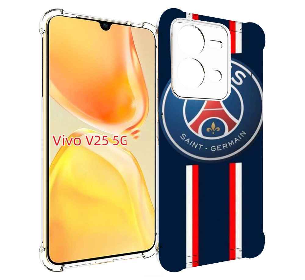 

Чехол MyPads фк псж для Vivo V25 5G / V25e, Прозрачный, Tocco