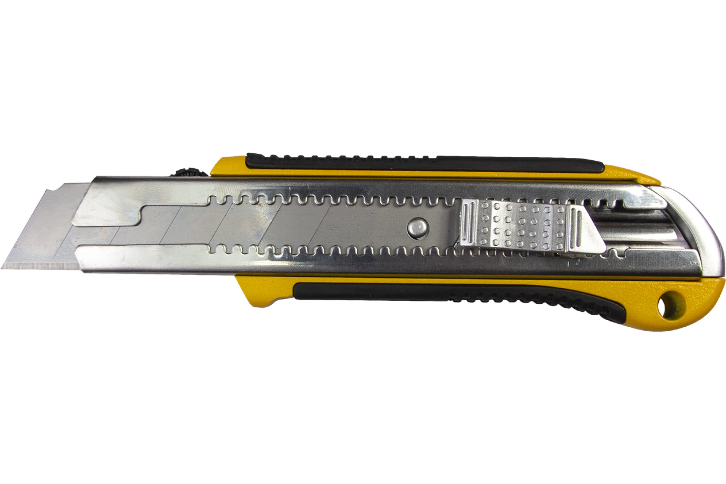 Нож Ultima канцелярский, 25 мм, выдвижное лезвие, усиленный нож ultima канцелярский 18 мм выдвижное лезвие с металлической направляющей