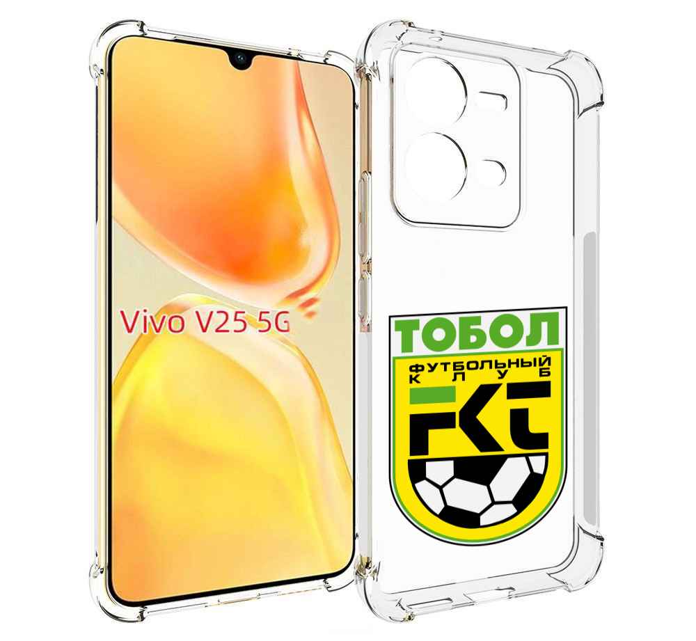 

Чехол MyPads фк тобол мужской для Vivo V25 5G / V25e, Прозрачный, Tocco