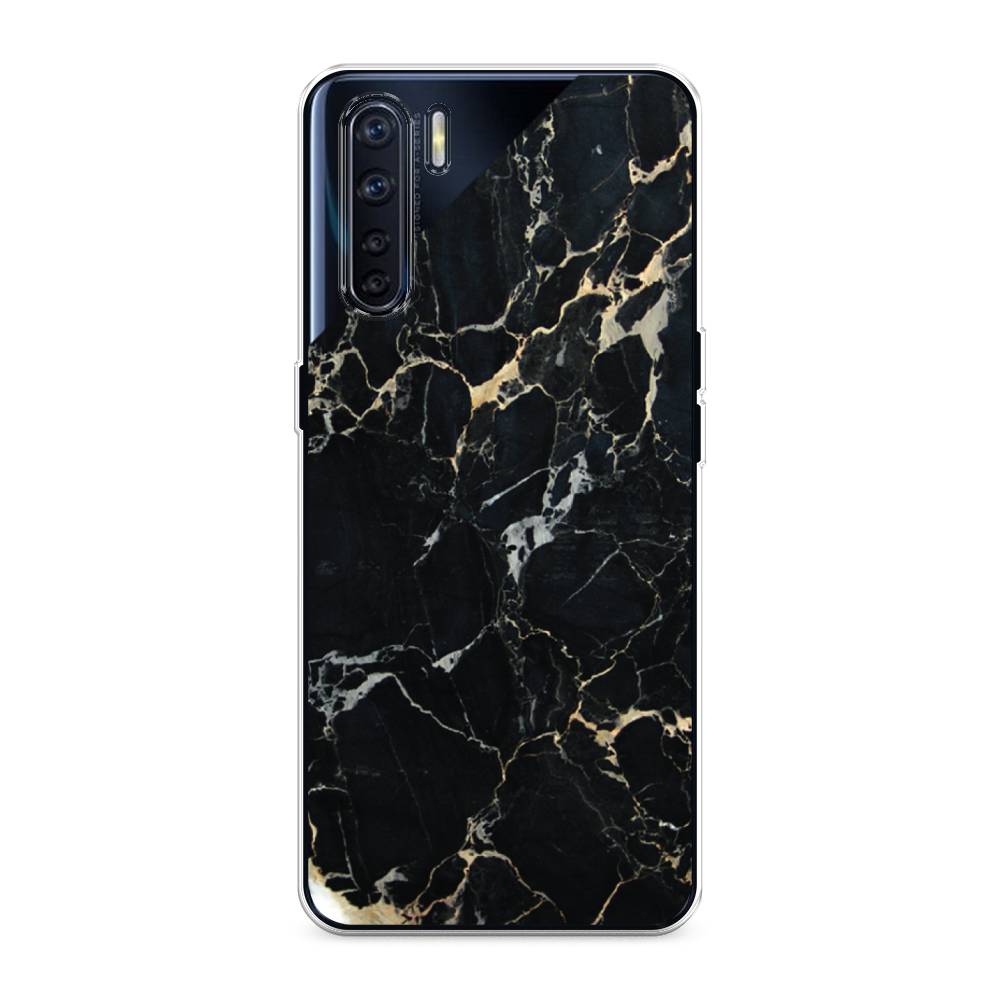 

Чехол Awog на Oppo A91 "Черный мрамор уголок", Разноцветный, 254250-3