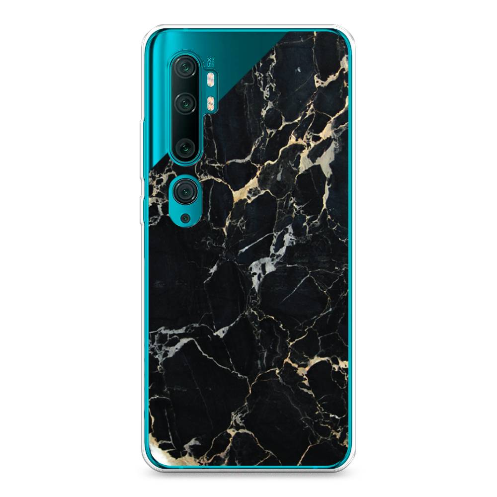 

Чехол Awog на Xiaomi Mi Note 10/Mi Note 10 Pro "Черный мрамор уголок", Разноцветный, 37350-3