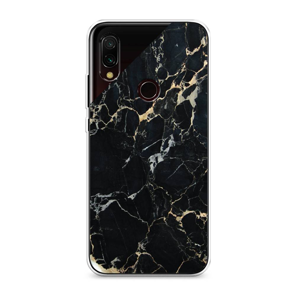 

Чехол Awog на Xiaomi Redmi 7 "Черный мрамор уголок", Разноцветный, 35050-3
