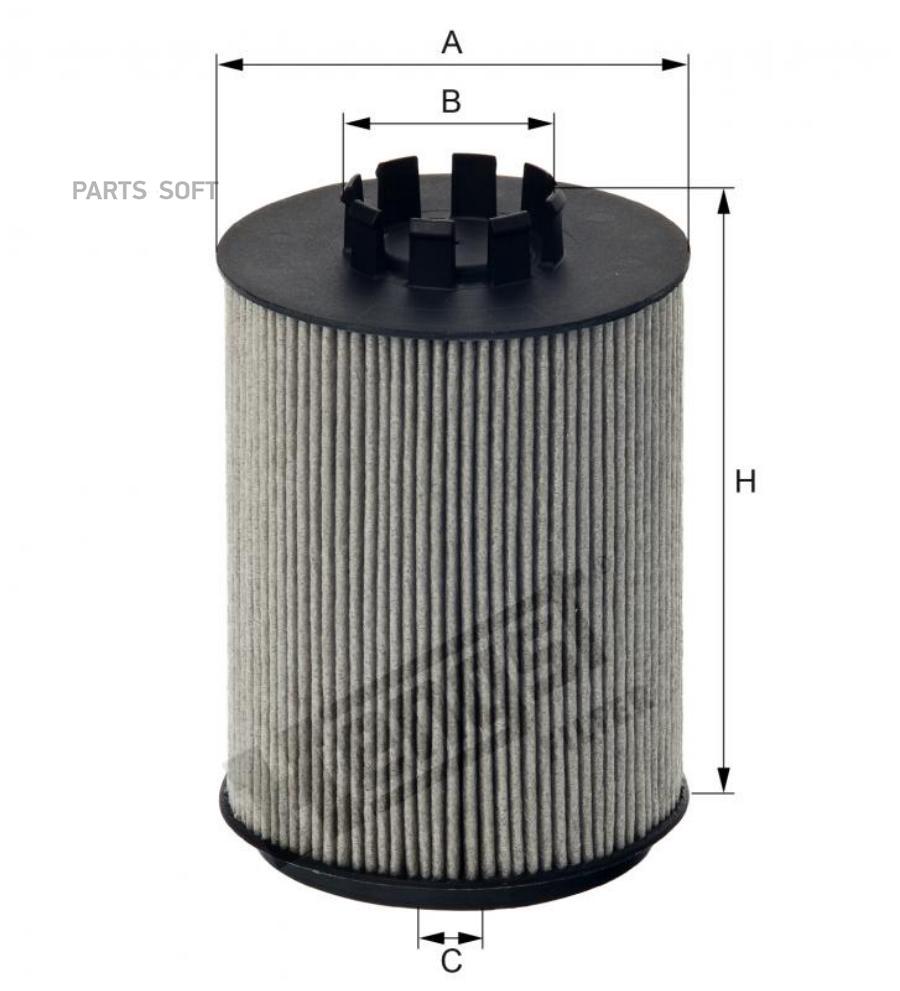 Фильтр СистОхлаждения Mb Hengst E510WFD189 7105₽