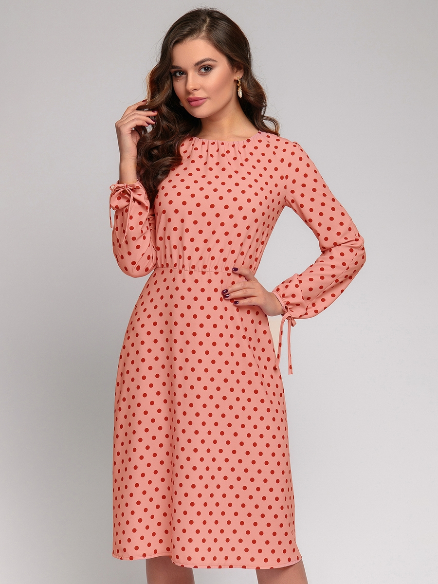 

Платье женское 1001dress 0112001-01778PD розовое 48, 0112001-01778PD