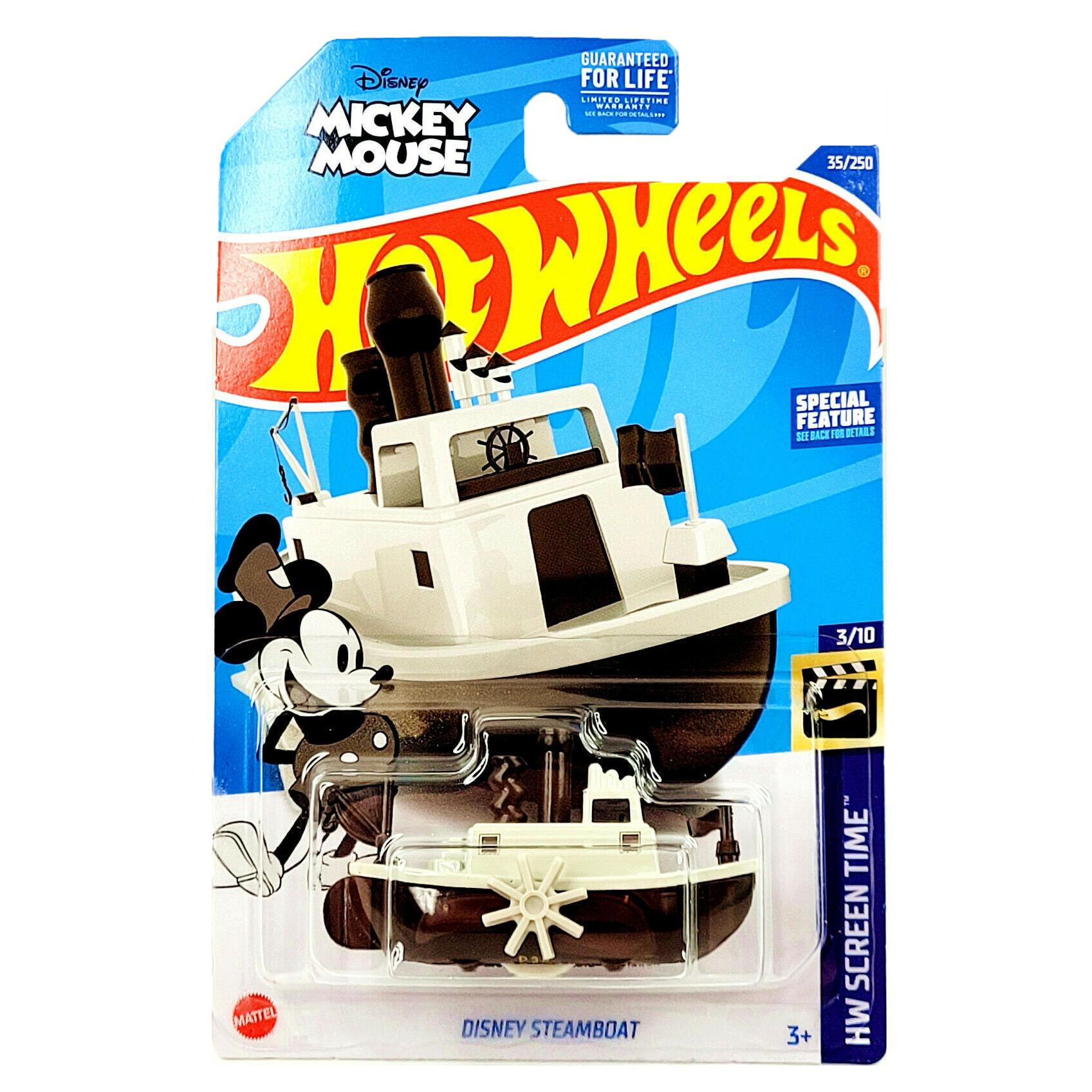 

Машинка Hot Wheels Disney Steamboat Коричнево-Белый C4982/HCT56