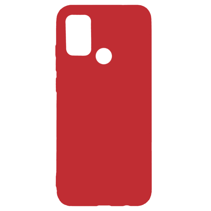 

Силиконовый чехол BoraSCO Soft Touch с микрофиброй для Honor 9A красный