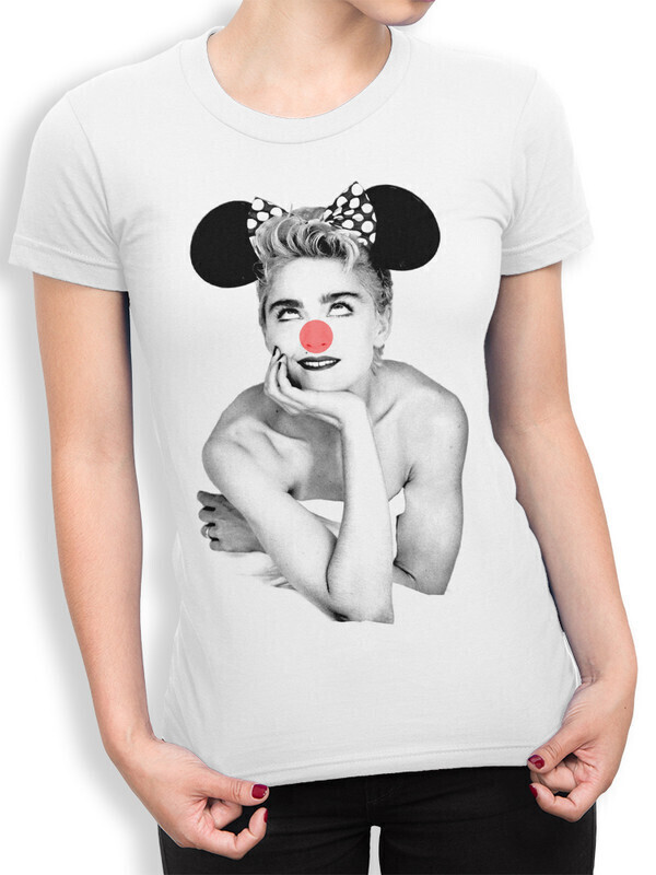 

Футболка женская Dream Shirts Мадонна Женская 10008841 белая XL, Мадонна Женская 10008841