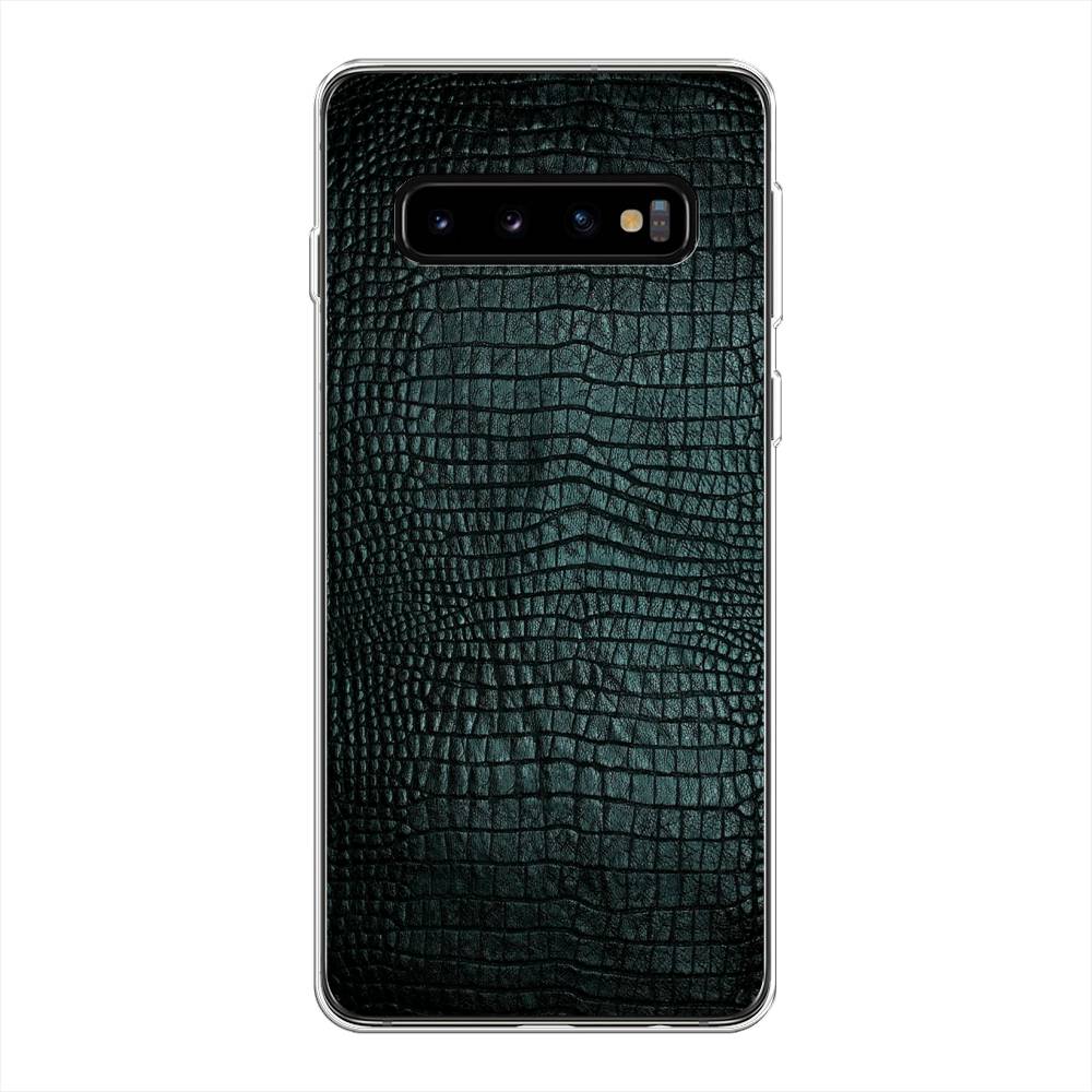 

Чехол Awog на Samsung Galaxy S10 Plus "Черная змея", Разноцветный, 27150-3