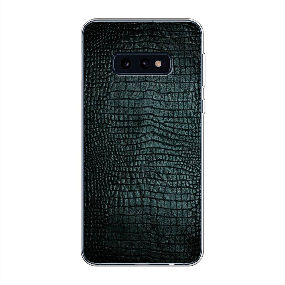 фото Силиконовый чехол "черная змея" на samsung galaxy s10e awog