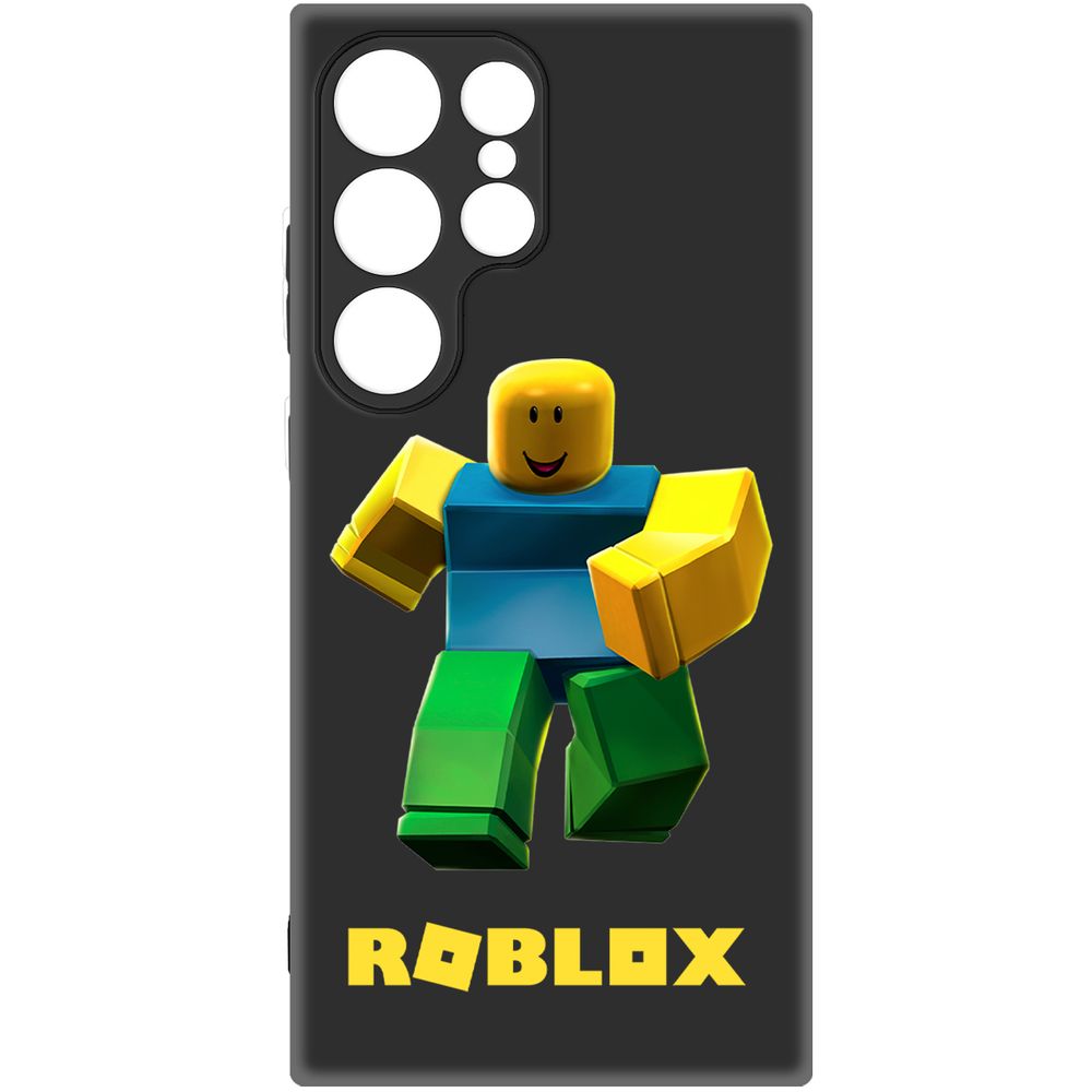 

Чехол-накладка Krutoff Soft Case Roblox-Классический Нуб для Samsung Galaxy S24 Ultra, Черный