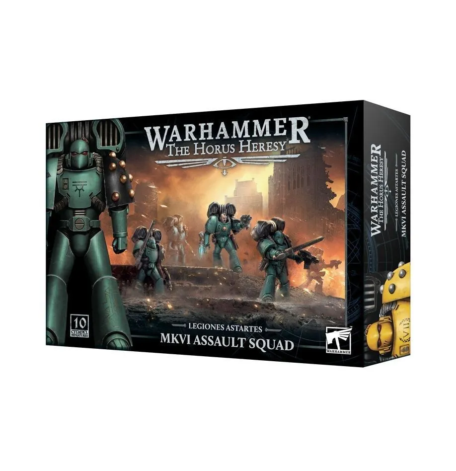 

Миниатюры Games Workshop Warhammer 40к MKVI Assault Marines Warhammer Horus Heresy, MKVI Assault Marines Warhammer Horus Heresy