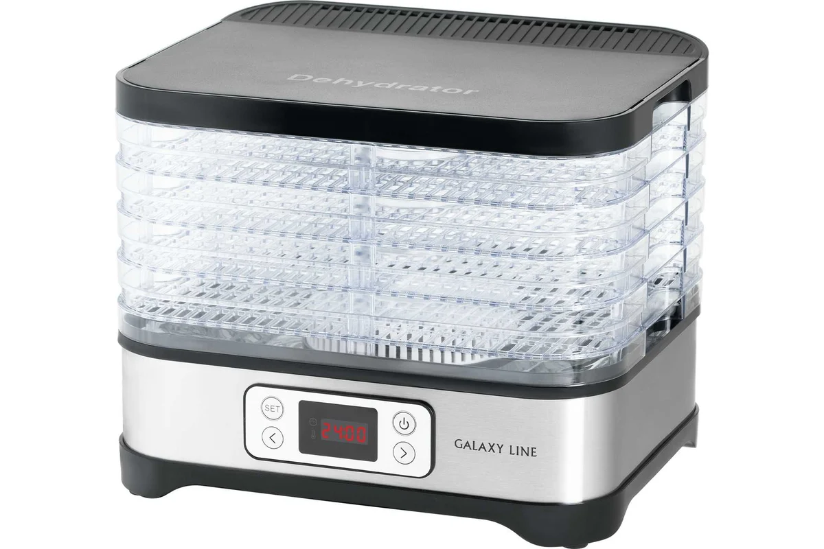Сушилка для овощей и фруктов GALAXY LINE GL2640 серебристый