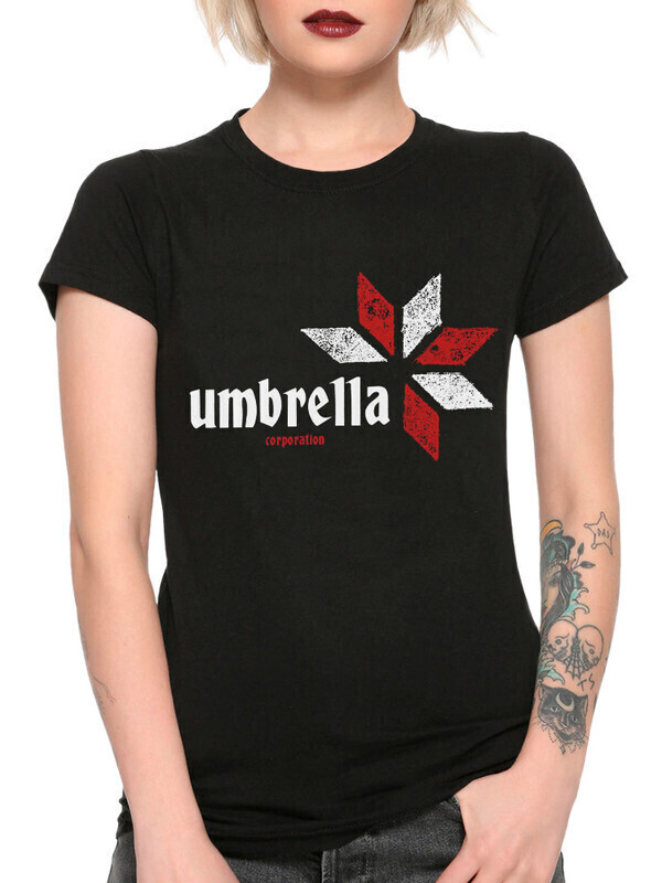 

Футболка женская Dream Shirts Resident Evil Umbrella Corporation черная XL, Resident Evil Umbrella Corporation