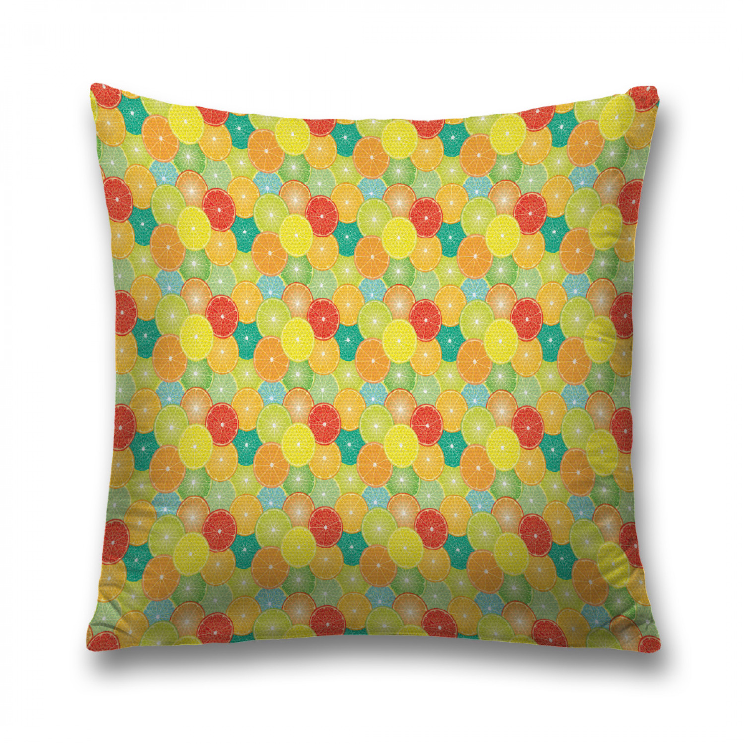 

Наволочка декоративная JoyArty "Нарезка цитрусовых" на молнии, 45x45 см, Нарезка цитрусовых