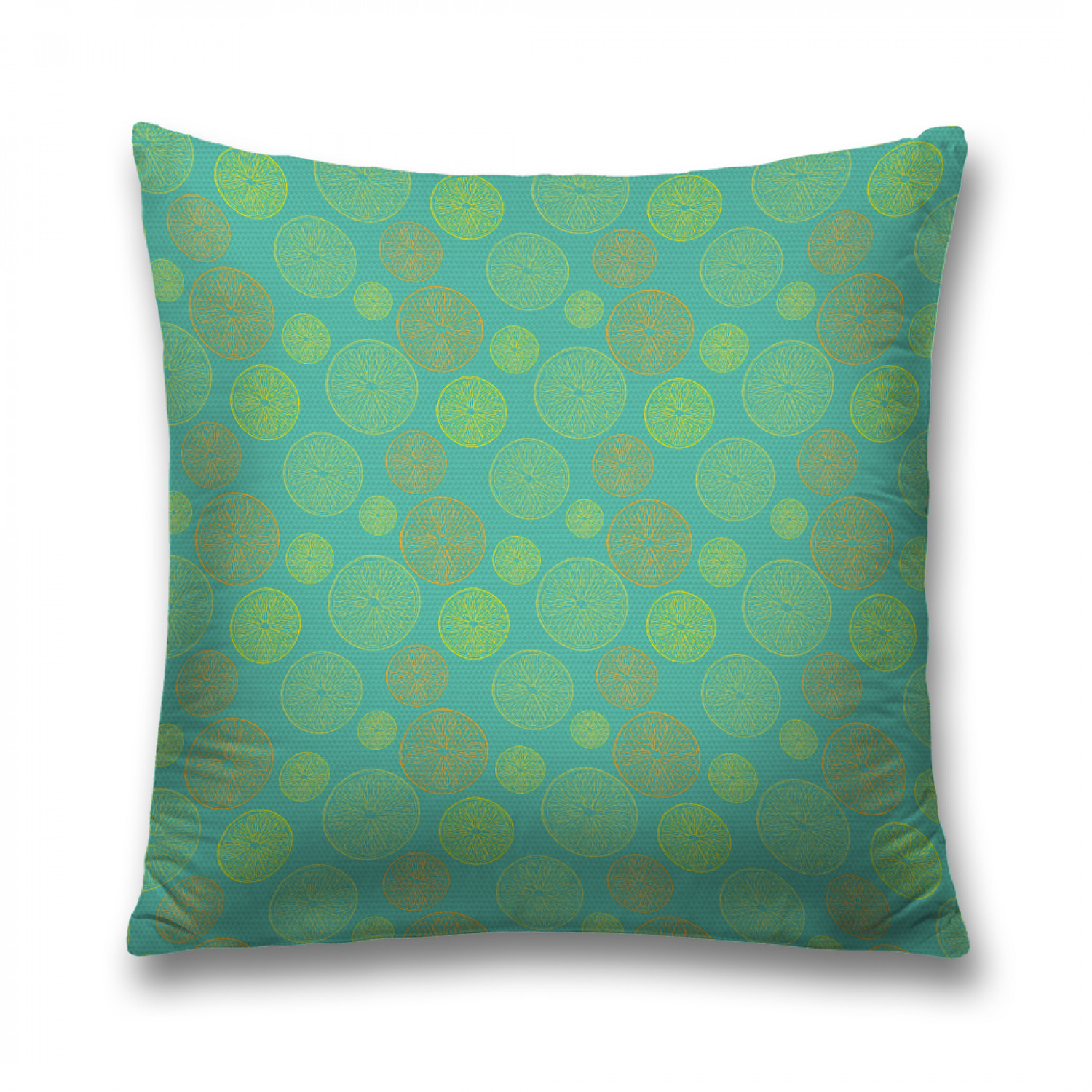 

Наволочка декоративная JoyArty "Абстракция цитрусовых" на молнии, 45x45 см, Абстракция цитрусовых