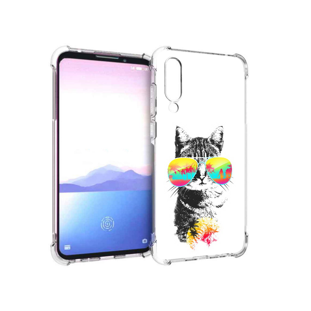 

Чехол MyPads Tocco для Meizu 16XS крутой кот (PT136345.89.425), Прозрачный, Tocco