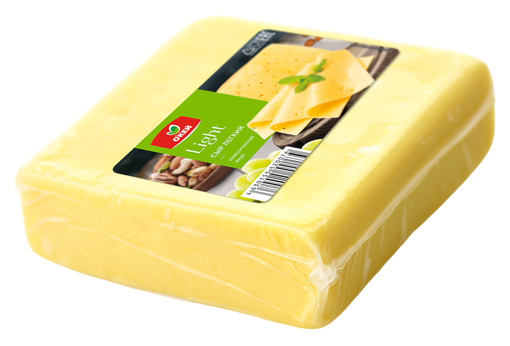 Сыр полутвердый О'кей Легкий 30% БЗМЖ 500 г